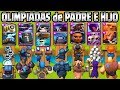 OLIMPIADAS de PADRES E HIJOS | CUAL ES EL MEJOR DÚO? | RETO CLASH ROYALE | NUEVA ARENA