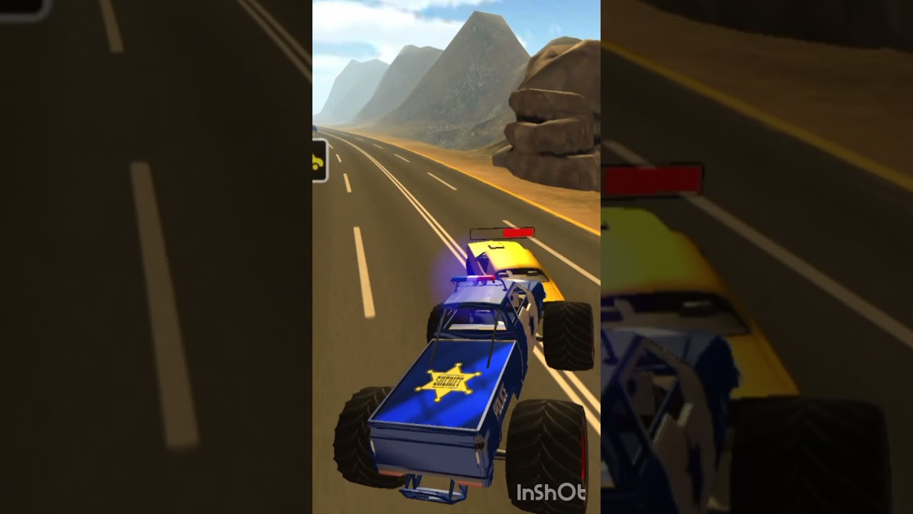 US Police Monster Truck Gangster Car Chase Games#3(1)