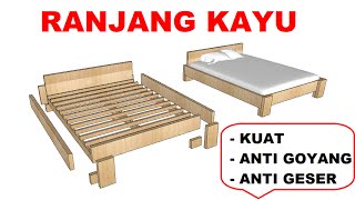 Cara membuat tempat tidur dari kayu