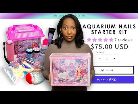 DIY Testing an AQUARIUM Nails KIT (lawsuit not included)