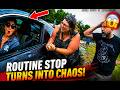 She Was Getting Help With a Flat Tire… Then Police Discovered Her Warrant! 😱 | High-Speed Chase