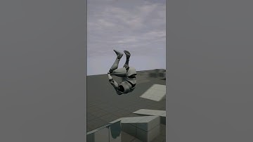 VI. Parkour x Freerunning (Frontflip to Roll) Unreal Engine 5 ALS V4 #unrealengine #parkour #ue5