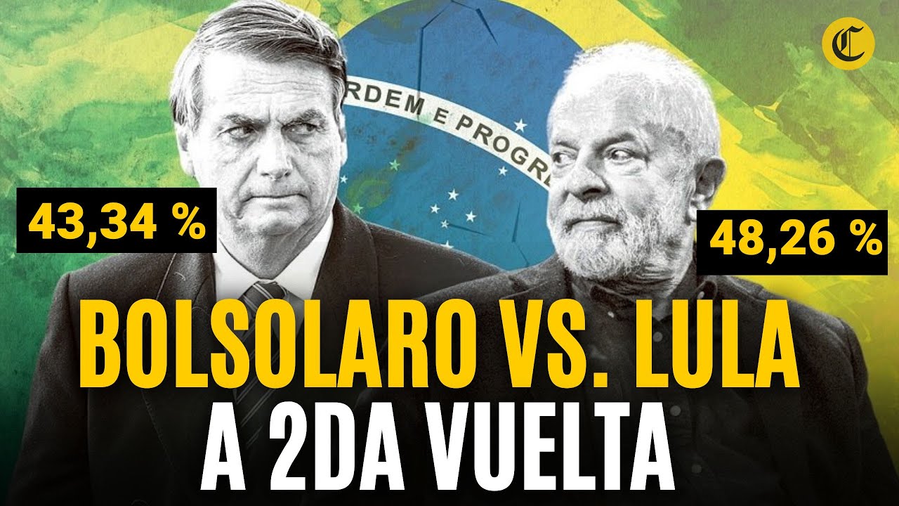 ELECCIONES BRASIL: LULA y BOLSONARO se enfrentarán en segunda vuelta ...