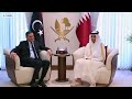 رئيس مجلس الوزراء وزير الخارجية يستقبل رئيس حكومة الوحدة الوطنية في ليبيا