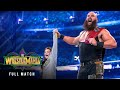 FULL MATCH — The Bar vs. Braun Strowman &amp; Nicholas — Raw Tag Team Titles Match: WrestleMania 34