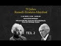 70 Jahre Russell-Einstein-Manifest Teil 2