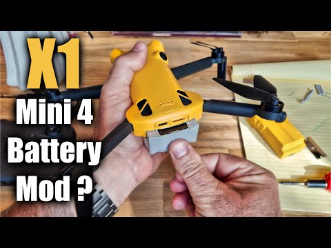 Skyrover X1 Battery Mod - Works With Dji Mini 4 Batteries?