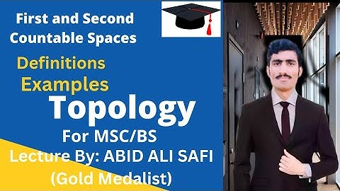 First Countable and Second Countable Spaces || Definition|| Examples in Urdu/ Hindi|| Topology