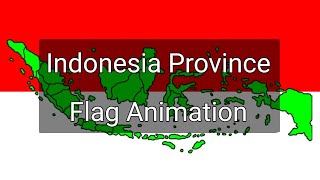 Indonesia Province Flag Animation