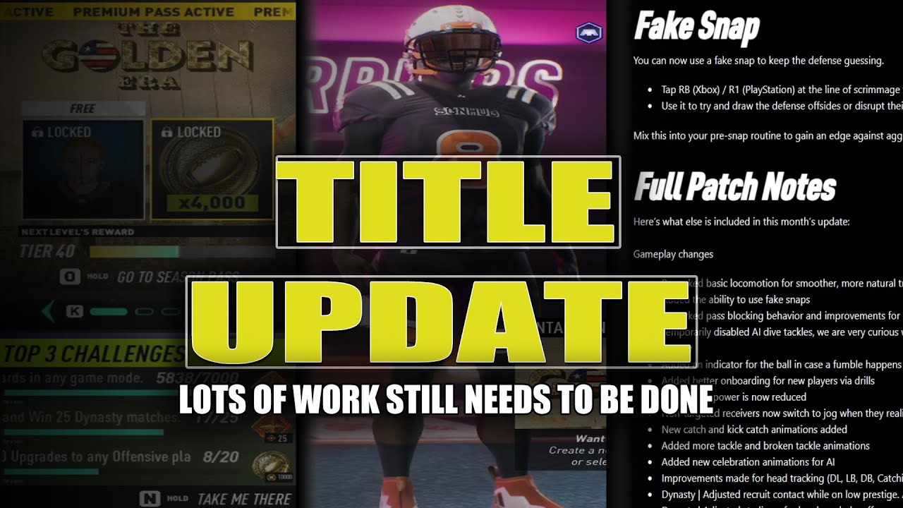 Maximum Football 25: Title Update 1st Impressions