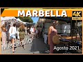 MARBELLA mercadillo Puerto Banús [4K] Moda, Artesanía y Antigüedades.🌞  Costa del Sol 2021