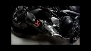 MT-09　ノーマルから AKRAPOVIC アクラポビッチ レーシングライン フルエキ へ交換