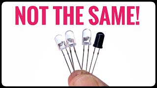 Normal LED vs IR LED vs IR Photodiode: Don't Make This Mistake