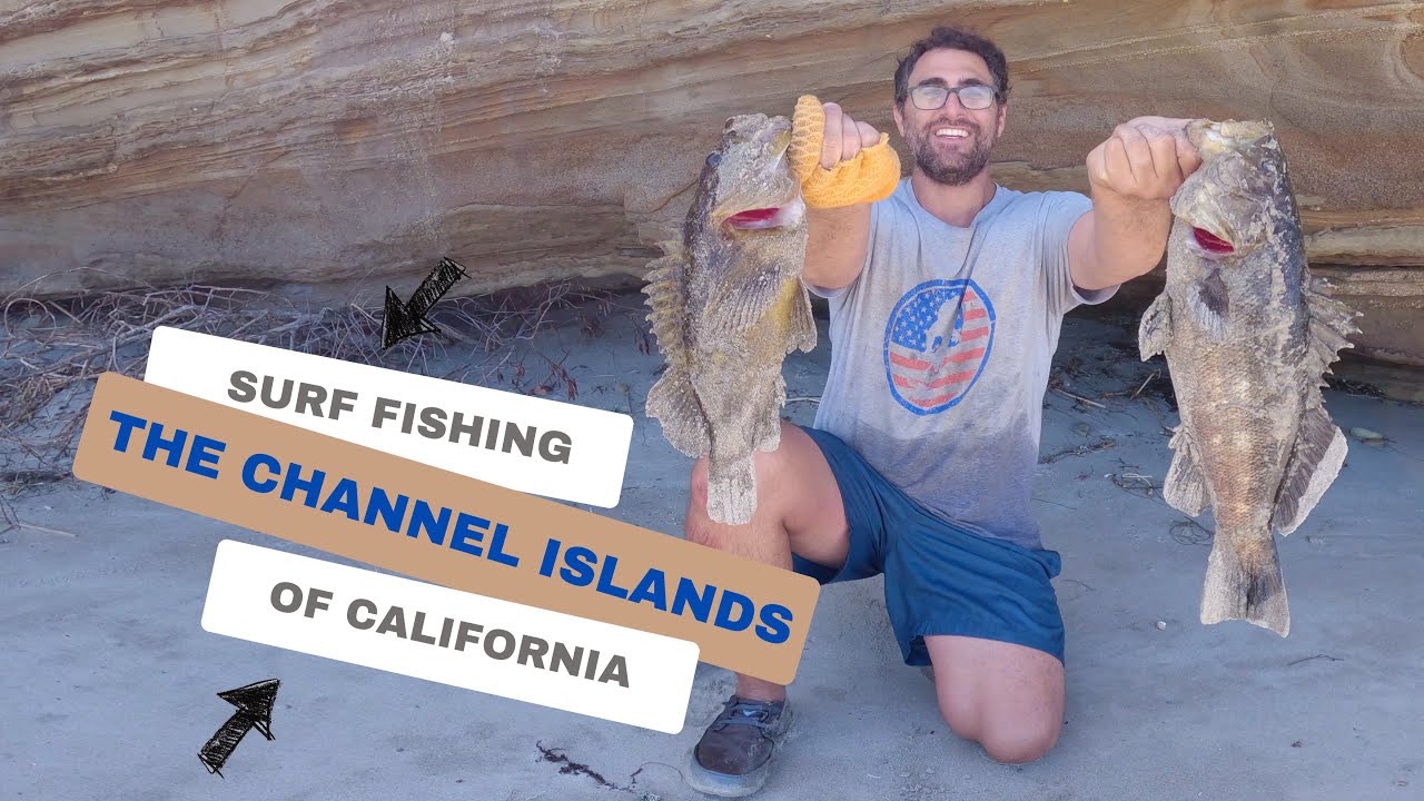 Surf Fishing the CHANNEL ISLANDS [Rockfish Calico Bass] YouTube