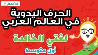 لغتي الخالدة أول متوسط - الحرف اليدوية فى العالم العربى