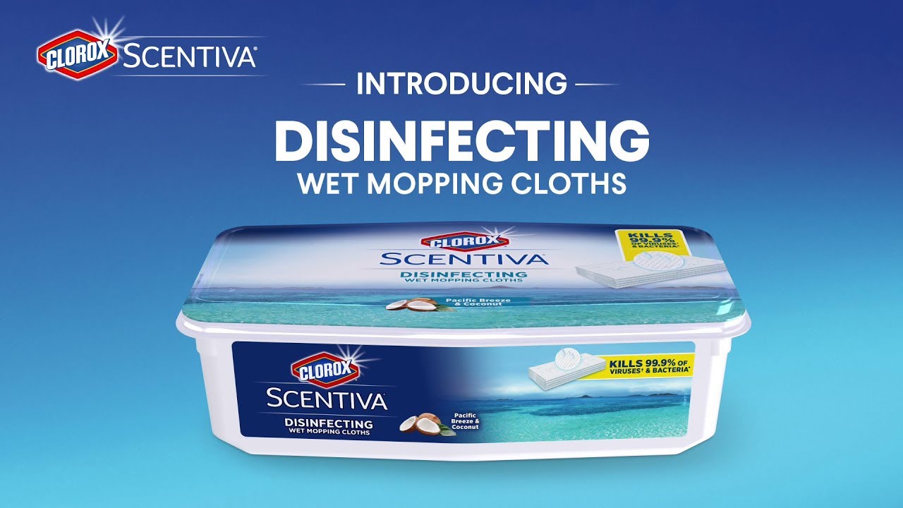 Introducing New Clorox Scentiva Disinfecting Wet Mopping Cloths