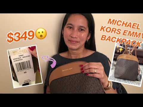 MICHAEL KORS EMMY LARGE BACKPACK SAFFIANO LEATHER