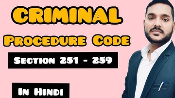 Trial of summons cases by Magistrate  sec251 - sec259 #CRPC in Hindi #rahulmishra #advocate