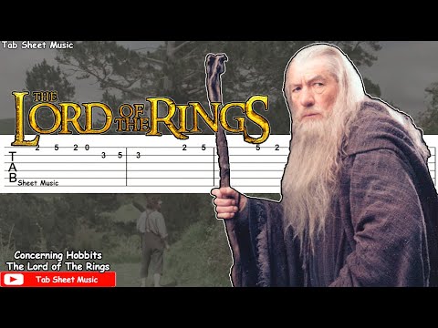 The Lord of The Rings - Concerning Hobbits Guitar Tutorial