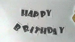 stop motion happy birthday untuk sahabat  - Durasi: 3:01. 