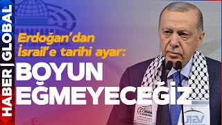 Erdoğan'dan İsrail'e Tarihi Ayar: Tayyip Erdoğan'ın Kalbine de Kavline de Zincir Vuramazsınız Resimi