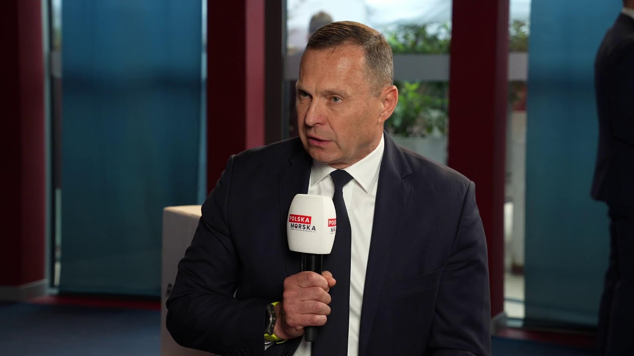 Jarosław Siergiej - prezes w Zarządzie Morskich Portów Szczecin i Świnoujście na Kongresie Morskim