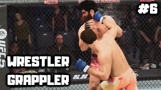 Ankalaev throwing hammers! Wrestler/Grappler Career Mode | UFC 5