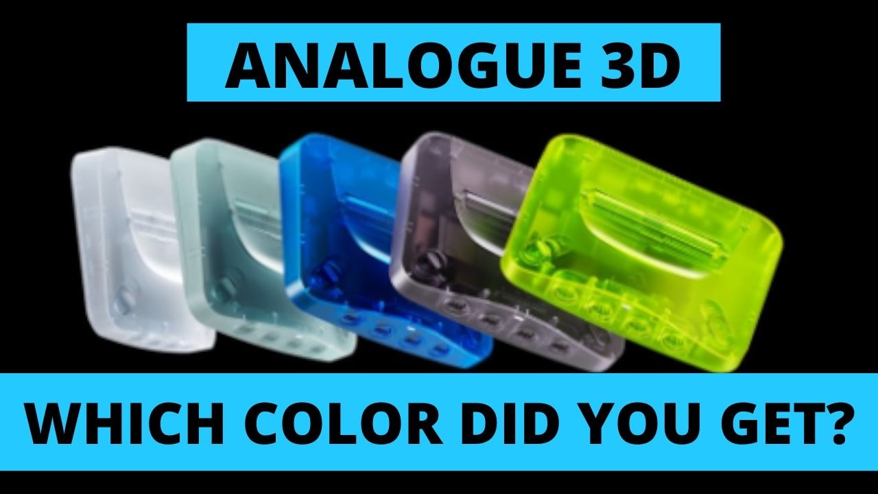 Новые цвета аналогового 3D-прототипа... Вы уже приобрели один? 