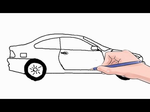 Easy Car Drawing Ideas » How to draw a Car Step by Step