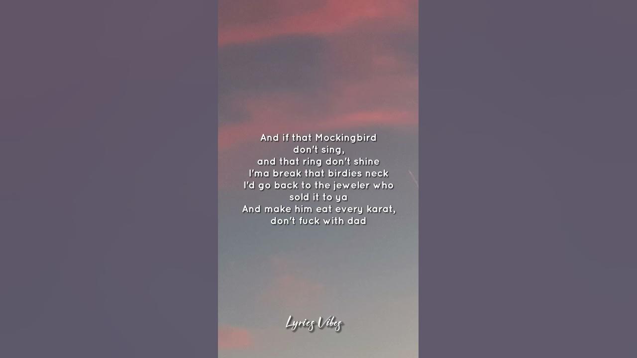 eminem mockingbird lyrics｜TikTok Search