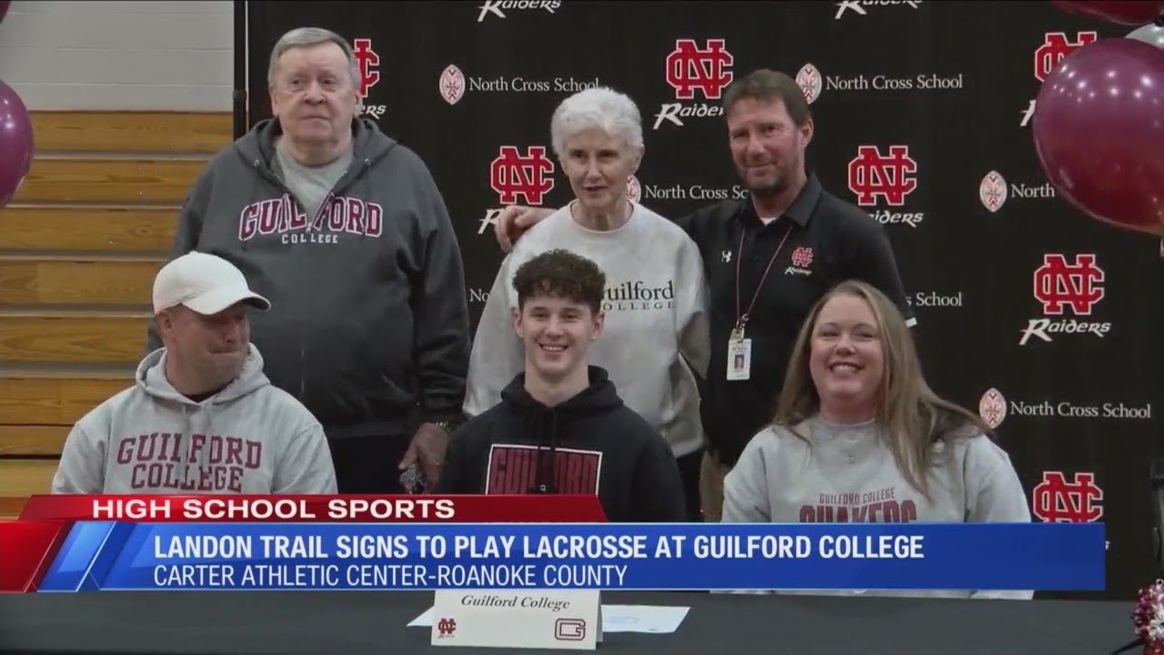 North Cross Lacrosse Player Landon Trail Signs With Guilford College north-cross-lacrosse-player-landon-trail-signs-with-guilford-college