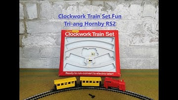 Getting The Clockwork Tri-ang Hornby RS2 Set Up And Running Also Trying  It on The Super 4 Mainline