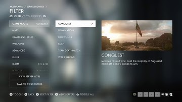 BF1 Server browser tutorial!