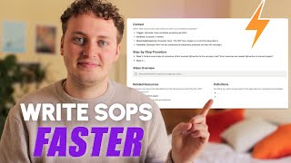 How to Write SOPs Fast