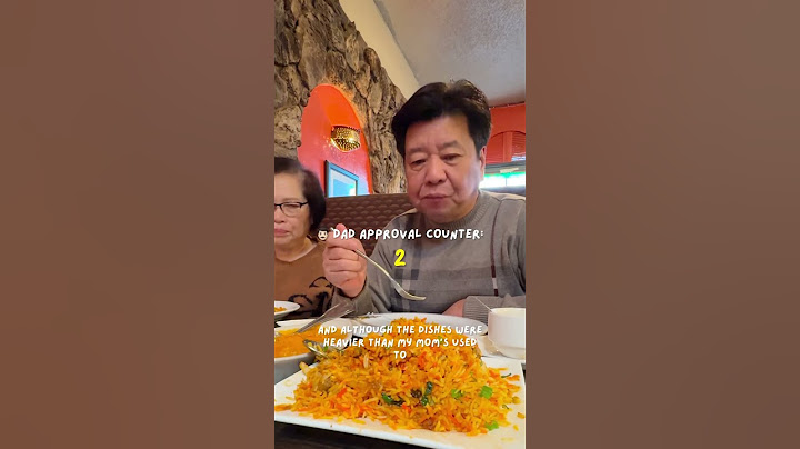 my Chinese parents try Indian food for the first time 😳