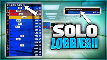 GTA 5 Online - "HOW TO GET A SOLO PUBLIC LOBBY" *After Patch 1.40* (GTA 5 Solo Public Lobby Glitch)