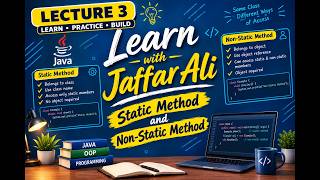 Java Static vs Non-Static Methods Explained | Static & Non-Static Method in Java | Hindi/Urdu
