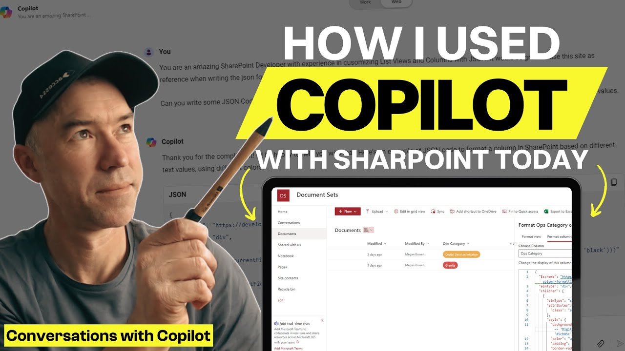 Video: Stop Writing SharePoint JSON By Hand! (Copilot's Hidden Superpower) 🚀