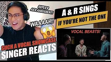 A&R Sings - If You're Not The One (Cover) | SINGER REACTION