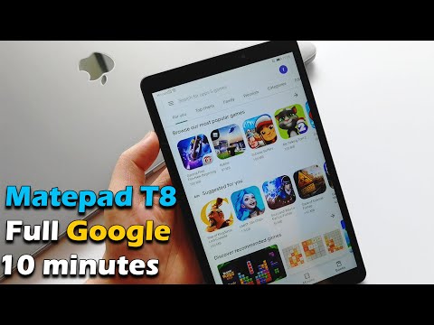 Huawei Matepad T8 Install Full Google Play Store 10 minutes