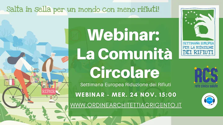 Webinar La Comunit Circolare. 24 Nov. 2021