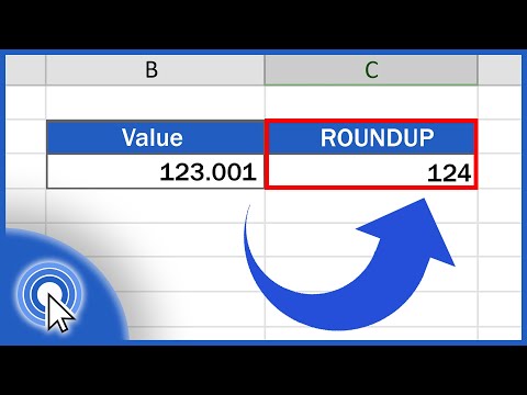 How to ROUNDUP in Excel
