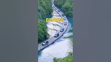 The Impressive Floating Bridge In The Middle Of The Shiziguan River In China Curiosities Travel 