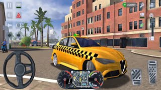 🔥 Alfa Romeo Giulia Taxi Driving Simulator EVO | Realistic Italian Sedan Taxi 🚖🇮🇹 screenshot 1