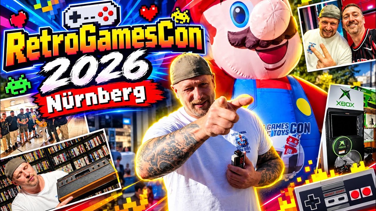 Lvl 40. RetroGamesCon 2026 Nürnberg 