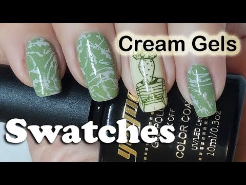 Yayoge Cream Gel Swatches