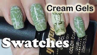 Yayoge Cream Gel Swatches