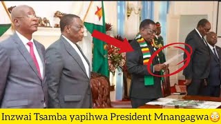 Heeezvo Inzwai Tsamba Yapihwa President Mnangagwa😳😳😳