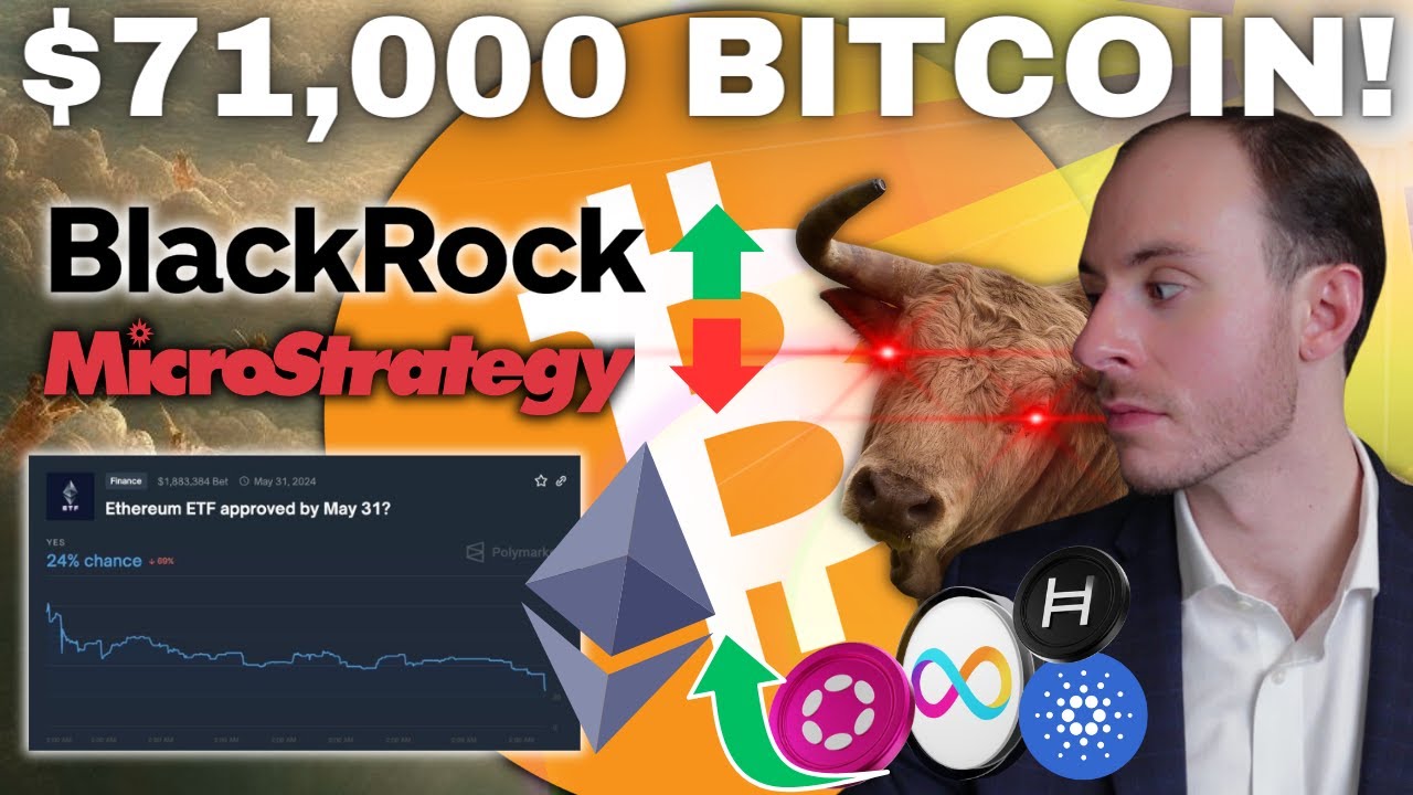 BlackRock Flip MicroStrategy!! Bitcoin Breaks Into Price Discovery!! ETH  ETF Will Come In 2024.....