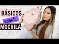 Básicos para tu mochila♡ | Mariana Herrera